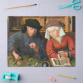 Quentin Matsys – 金貸し手とその妻 薄葉紙 (クラフト)