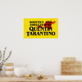 Quentin Taran書によって血痕が付けられ、指示された ポスター (キッチン)