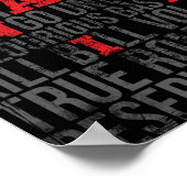 QUENTIN TARANTINOムービーヴィンテージグランジスタイル ポスター (角)