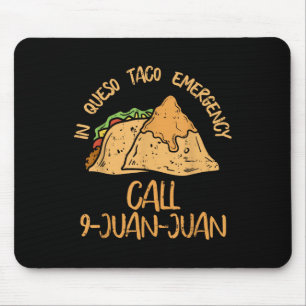 Queos Emergency Cinco de Mayoシャツタココール9 マウスパッド