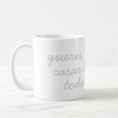 Queres casar comigo todos os dias? (PCF) コーヒーマグカップ (左)