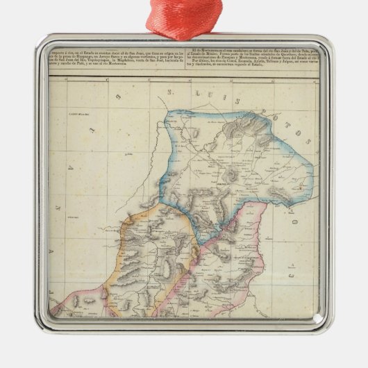 Queretaro、メキシコ メタルオーナメント (正面)