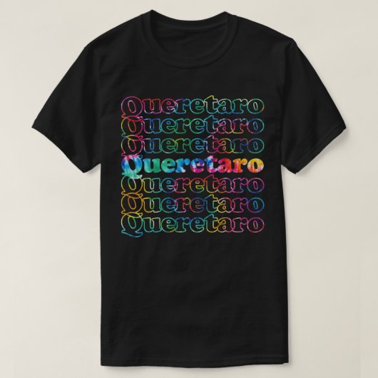 Queretaro Tie Dye  Tシャツ (デザイン正面)