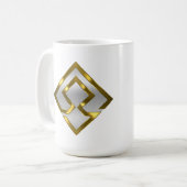 Queriousのゲートキーパー – Mag コーヒーマグカップ (正面左)