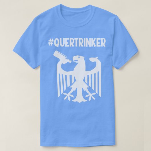 QuertrinkerパロディBRDユーモアビアパーティースパおもしろい Tシャツ (デザイン正面)
