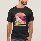 Quesadillas Synthwave 80s Retrowave Aesthetic Tシャツ (正面)