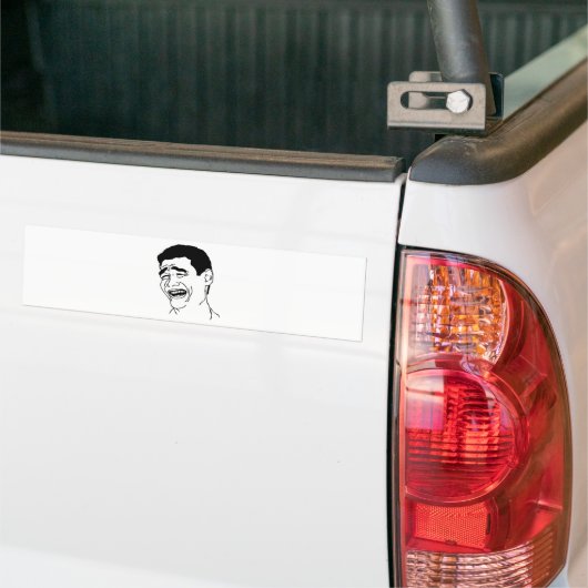 quesefoda バンパーステッカー (トラック上)