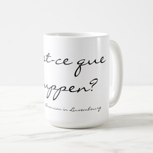 Qu'estセリウムのque leはマグをbuppen コーヒーマグカップ (正面右)