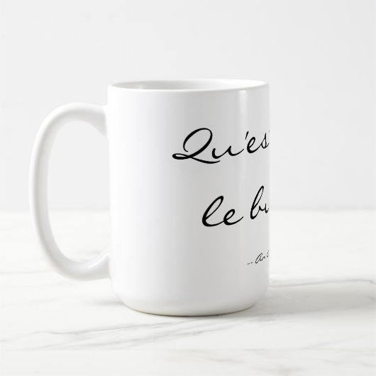 Qu'estセリウムのque leはマグをbuppen コーヒーマグカップ (左)