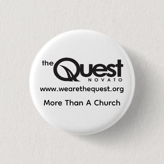 Quest Button 缶バッジ (正面)