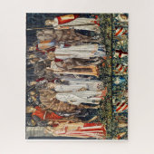 Quest for Holy Grail, Arming,Departure of Knights ジグソーパズル (縦)