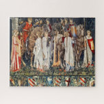 Quest for Holy Grail, Arming,Departure of Knights ジグソーパズル<br><div class="desc">Digital collage version and image elaboration by Bulgan Lumini © from William Morris and Sir Edward Burne-Jones , Quest for the Holy Grail tapestries.</div>