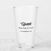 Quest Pint Glass タンブラーグラス (正面)