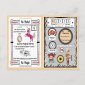 Questa – マーキュリーホルンユニコーンゲームカード ポストカード (裏面)