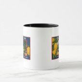 Questa Lemon LabelCorona（カリフォルニア州） マグカップ (中央)