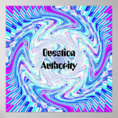 Question Authority （単語の変更） ポスター (正面)