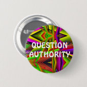 QUESTION AUTHORITY (単語の変更) 缶バッジ (正面&裏面)