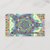 Question Authority(単語を変更できる) 名刺 (正面)