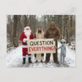 Question Everything Postcard ポストカード (正面)