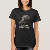 Question Everything Wise Chimpanzee Artwork for Sk Tシャツ (正面)