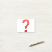Question Mark ポストイット (デスク上)