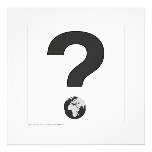 QUESTION MARK / 02 / プリント（編集可） フォトプリント            (正面)