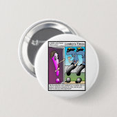 Question Police おもしろい Cartoon Gift & Tees 缶バッジ (正面&裏面)