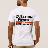 Question Power Men's Tシャツ (裏面)
