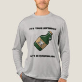 Questionable Birthday Vibes – Long Sleeve Edition トライブレンドＴシャツ (正面)