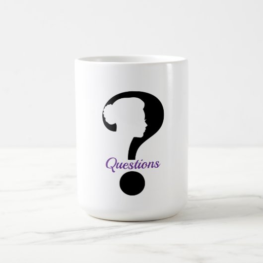 Questions コーヒーマグカップ (中央)