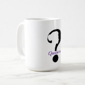 Questions コーヒーマグカップ (正面左)