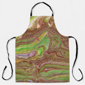 Questions 1 Wild Green Maroon Apron エプロン (正面)