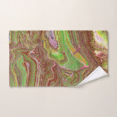 Questions 1 Wild Green Maroon Bath Towels バスタオルセット (ハンドタオル)