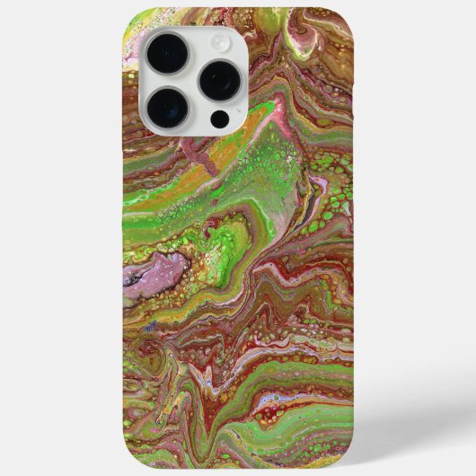 Questions 1 Wild Green Maroon Phone Case Case-Mate iPhoneケース (裏面)