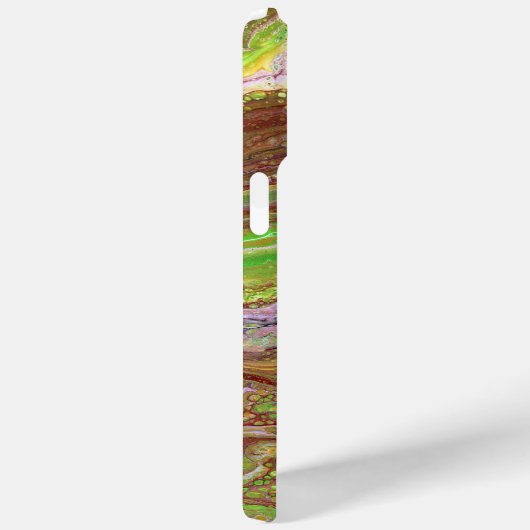 Questions 1 Wild Green Maroon Phone Case Case-Mate iPhoneケース (裏面 / 右)