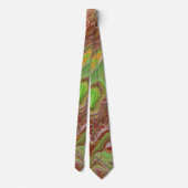 Questions 1 Wild Green Maroon Tie ネクタイ (裏面)