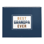 Questions Answers Grandkids Best Grandpa Ever カレンダー (カバー)