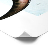 Quetz among Pterosaurs Print ポスター (角)