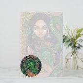 "Quetzalcoatlの尼僧"の文房具 便箋 (スタンド正面)