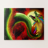 Quetzalcoatlアステカな神 ジグソーパズル (横)