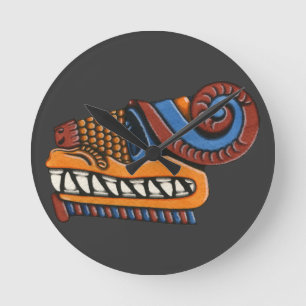 Quetzalcoatl ラウンド壁時計