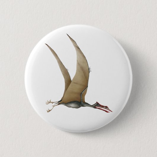 Quetzalcoatlus 缶バッジ (正面)