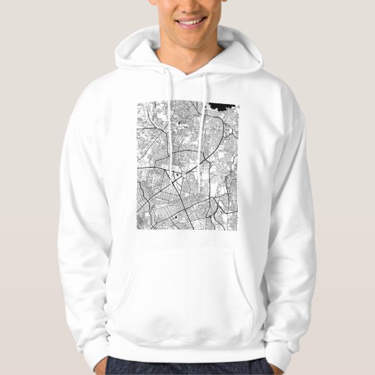 Quezon City Philippines Map パーカ (正面)