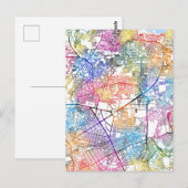 Quezon City Philippines Map ポストカード (正面/裏面)