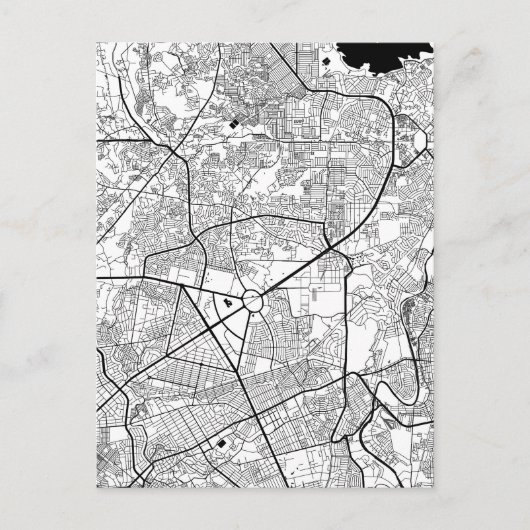  Quezon City Philippines Map ポストカード (正面)