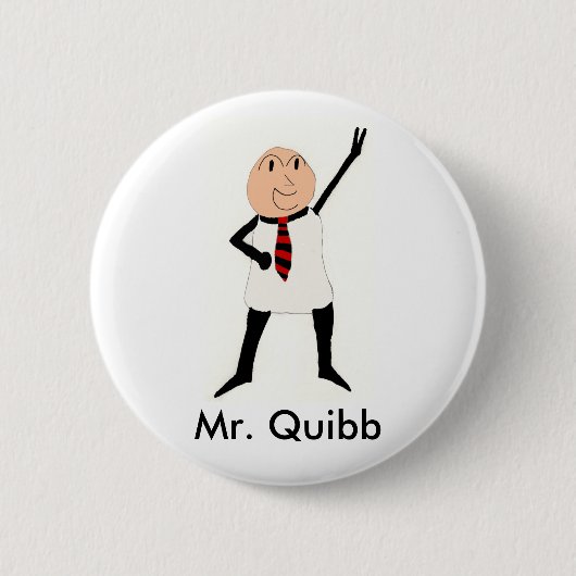 Quibb Button氏 缶バッジ (正面)