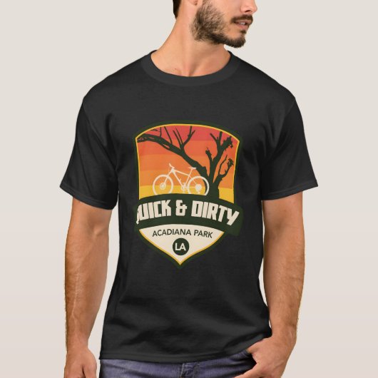 Quick And Dirty - Acadiana Park(ルイジアナ) Tシャツ (正面)
