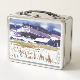 Quick Freeze Painting / Artist Larry Lerew メタルランチボックス