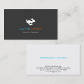 Quick Rabbitロゴ（ショートネーム）名刺 名刺 (正面/裏面)