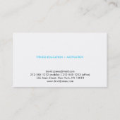 Quick Rabbitロゴ（ショートネーム）名刺 名刺 (裏面)